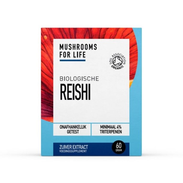 Mushrooms F Life Reishi poeder bio (60 Gram)
