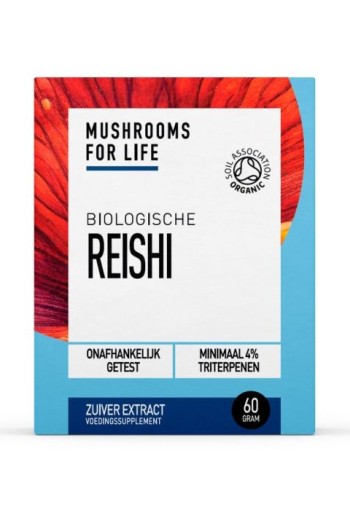 Mushrooms F Life Reishi poeder bio (60 Gram)