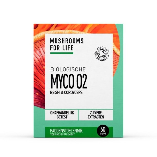 Mushrooms F Life Myco 02 poeder bio (60 Gram)