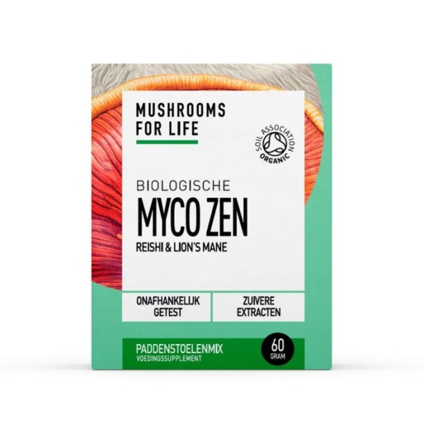 Mushrooms F Life Myco zen poeder bio (60 Gram)