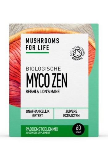 Mushrooms F Life Myco zen poeder bio (60 Gram)