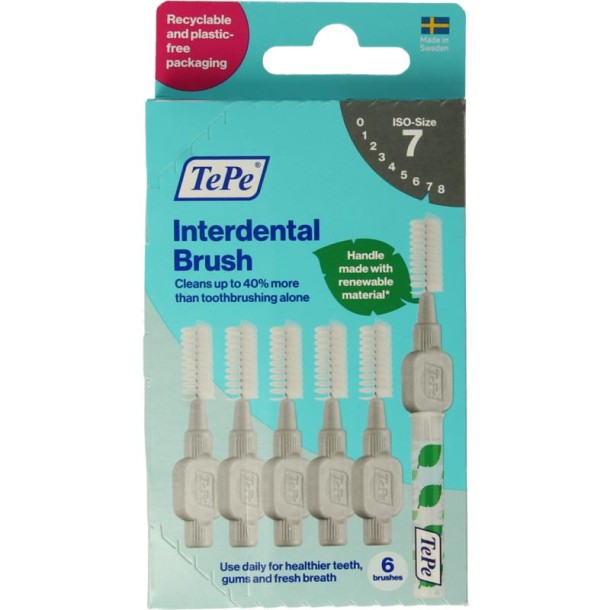 Tepe Interdentale ragers original grijs 1.3mm maat 7 (6 Stuks)