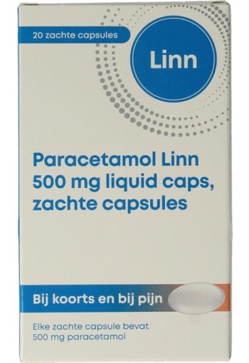 Linn Paracetamol 500mg liquid caps (20 Capsules)