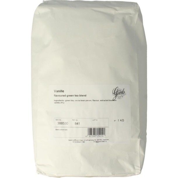 Geels Groene thee vanille (1 Kilogram)