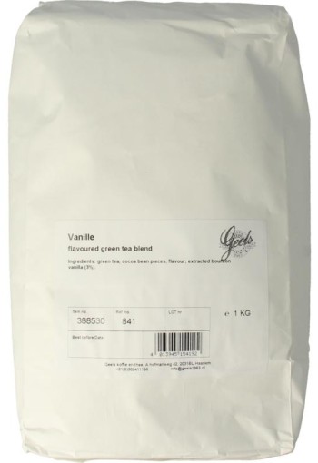 Geels Groene thee vanille (1 Kilogram)