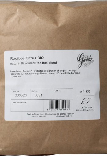 Geels Rooibos citrus bio (1 Kilogram)