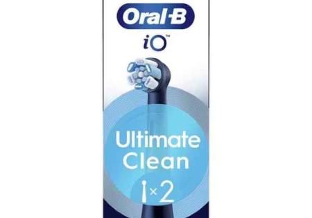 Oral-B iO Ultimate Clean Opzetborstels Zwart 2 Stuks