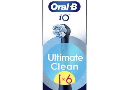 Oral-B iO Ultimate Clean Opzetborstels Zwart 6 Stuks