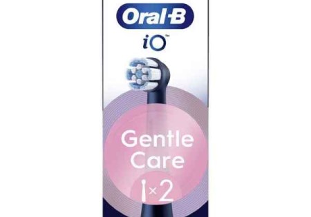 Oral-B iO Gentle Care Opzetborstels Zwart 2 Stuks