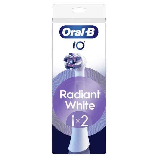 Oral-B iO Radiant White Opzetborstels Wit 2 Stuks