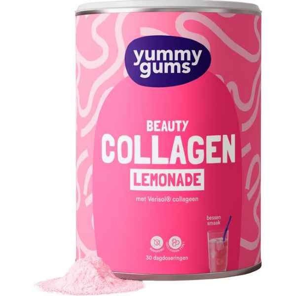 Yummygums Collagen Lemonade Suikervrij 240 GR