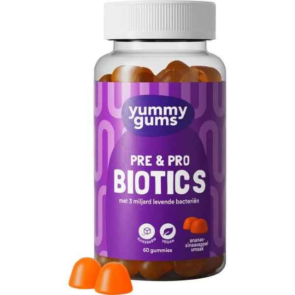 Yummygums Pre & Pro Biotics 60 stuks