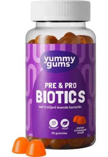 Yummygums Pre & Pro Biotics 60 stuks