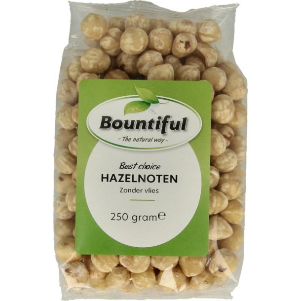 Bountiful Hazelnoten blank (250 Gram)
