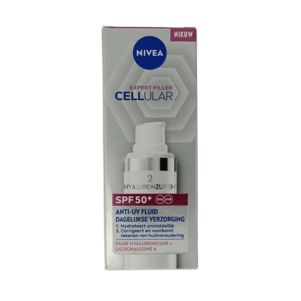 Nivea Hyaluron cellular expert filler day fluid SPF50 (30 Milliliter)
