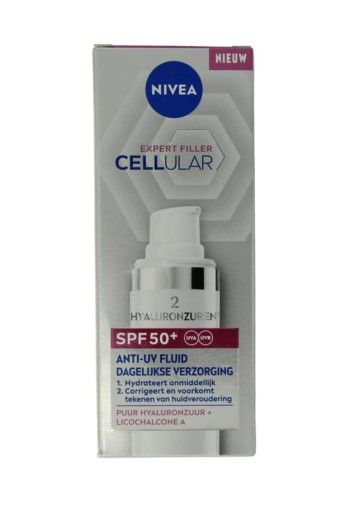 Nivea Hyaluron cellular expert filler day fluid SPF50 (30 Milliliter)