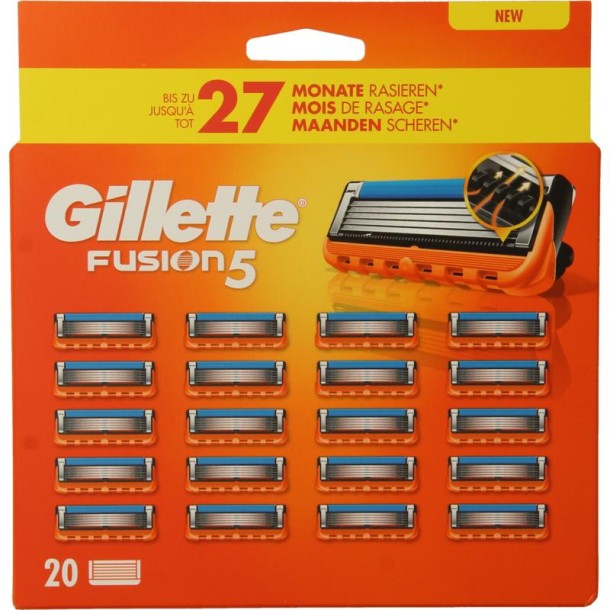 Gillette Fusion manual blades (20 Stuks)