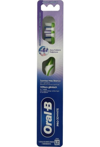 Oral B Hand tandenborstel Pro 3D white (1 Stuks)