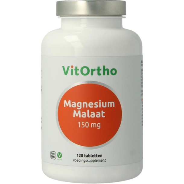 Vitortho Magnesium malaat 150mg (120 Tabletten)