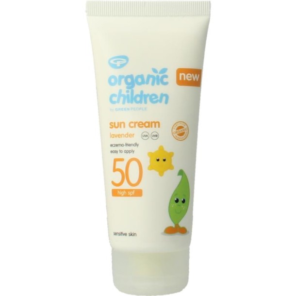 Green People Organic children sun cream lavender SPF50 (100 Milliliter)