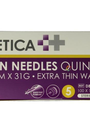 Betica Pennaalden Quinta steriel 5mmx31g (100 Stuks)