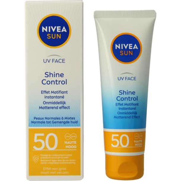 Nivea Sun uv face shine control SPF50 (50 Milliliter)