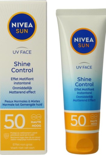 Nivea Sun uv face shine control SPF50 (50 Milliliter)