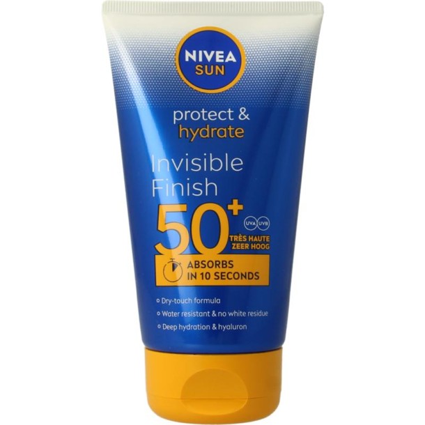 Nivea Sun protect & hydrate invisible touch SPF50 (150 Milliliter)