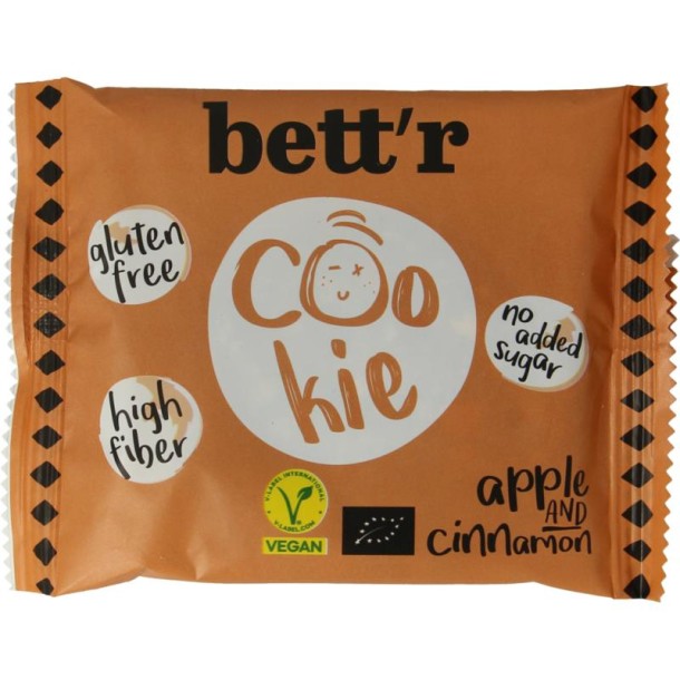 Rookies Cookie apple & cinnamon glutenvrij bio (40 Gram)