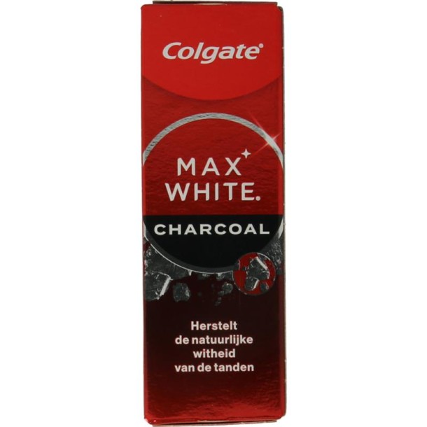 Colgate Tandpasta max white charcoal (20 Milliliter)