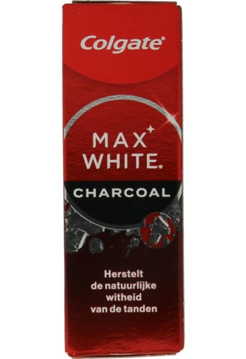 Colgate Tandpasta max white charcoal (20 Milliliter)