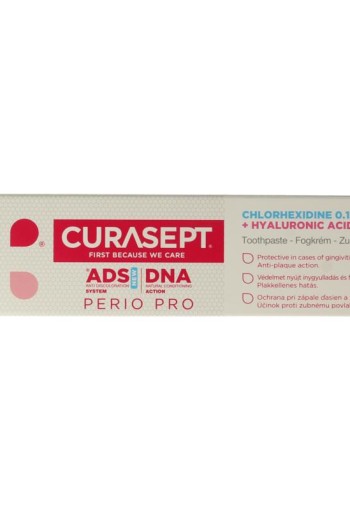 Curasept ADS DNA Perio Pro 712 CHX 0,12% + HA tandpasta (75 Milliliter)