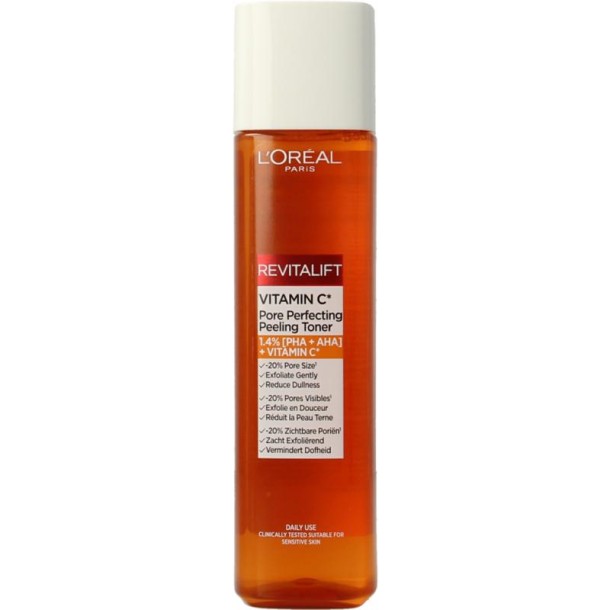 L'Oreal Paris Revitalift Vitamine C pore perfecting toner (180 Milliliter)