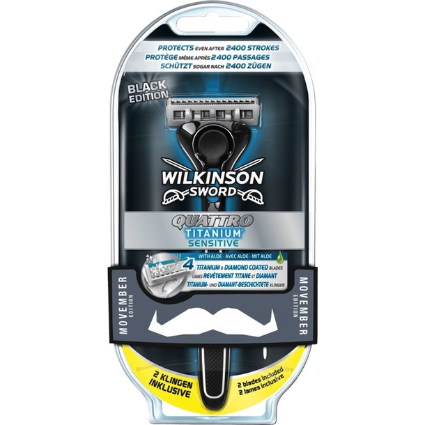 Wilkinson Quattro Titanium Sensitive Scheersysteem 4-Blads