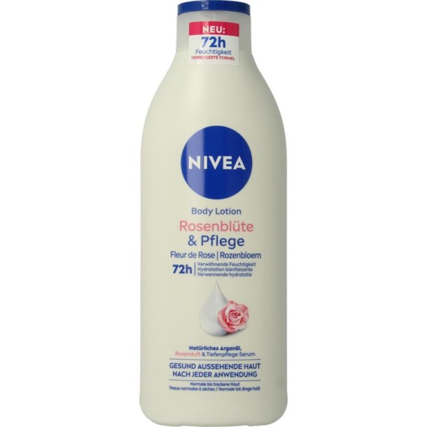 Nivea Bodylotion rozenbloem norm/droge huid (400 Milliliter)