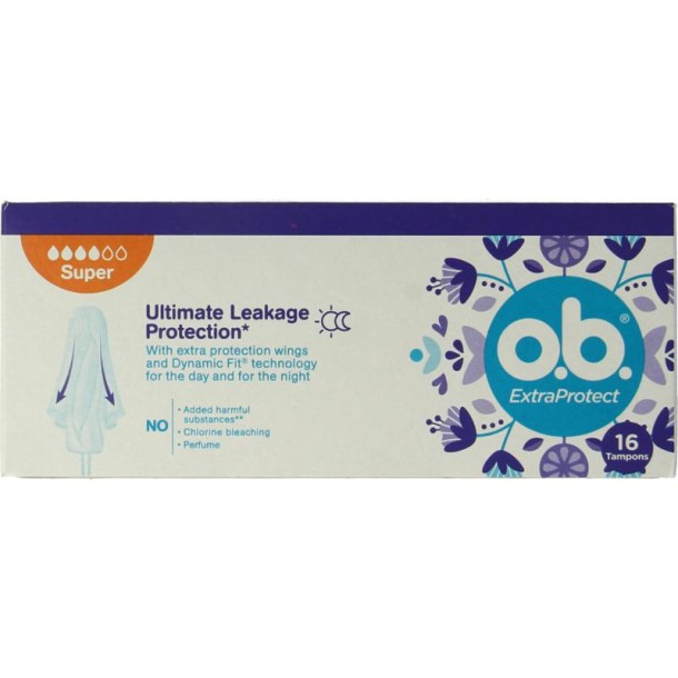 OB Tampons extra protect super (16 Stuks)