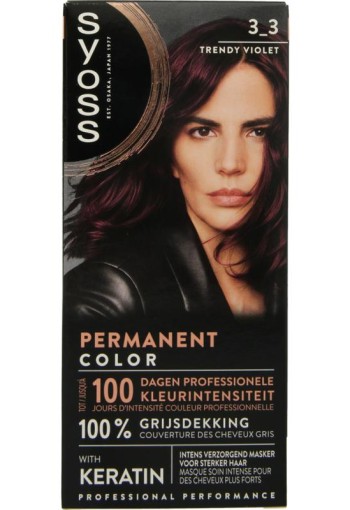 Syoss Colors baseline 3-3 dark violet (1 set)