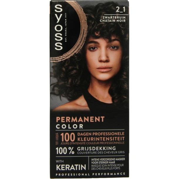 Syoss Color baseline 2-1 zwart bruin (1 set)