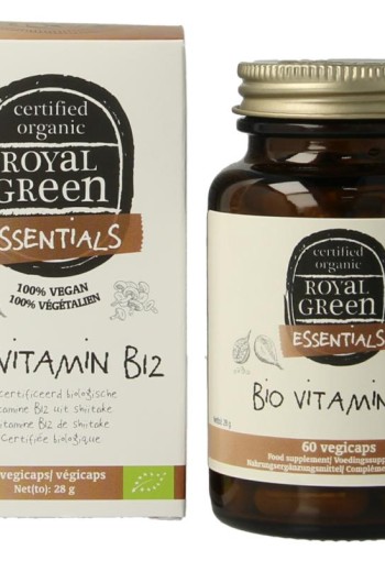 Royal Green Vitamine B12 - 25mcg bio (60 Vegetarische capsules)