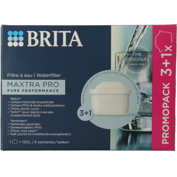 Brita Maxtra pro pure performance 3+1 (4 Stuks)