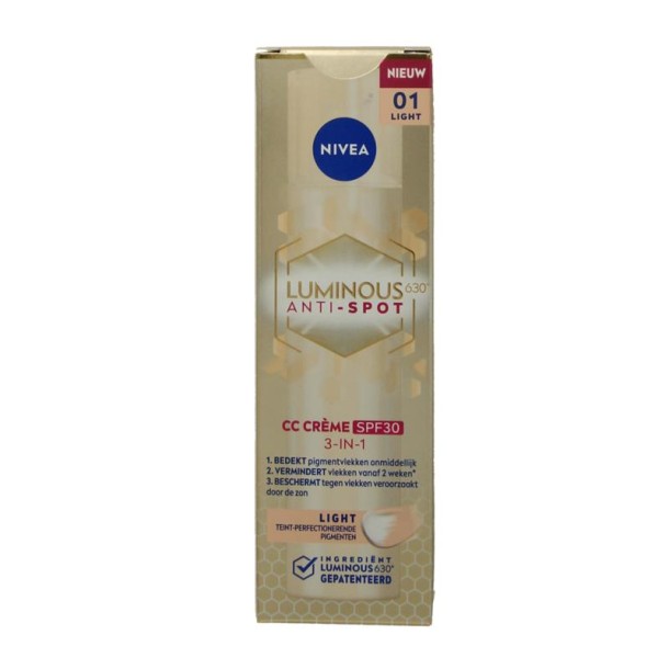 Nivea Cellular luminous 630 fluid light SPF30 (40 Milliliter)