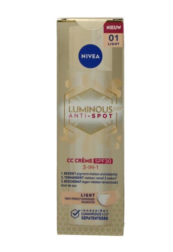 Nivea Cellular luminous 630 fluid light SPF30 (40 Milliliter)