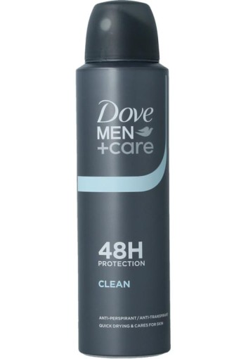 Dove Deodorant spray men+ care clean comfort (150 Milliliter)