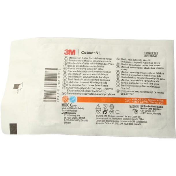 3M Coban zelfklevende zwachtel 10x4.5m (1 Stuks)