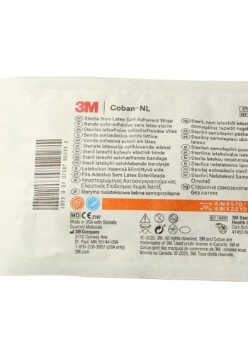 3M Coban zelfklevende zwachtel 10x4.5m (1 Stuks)