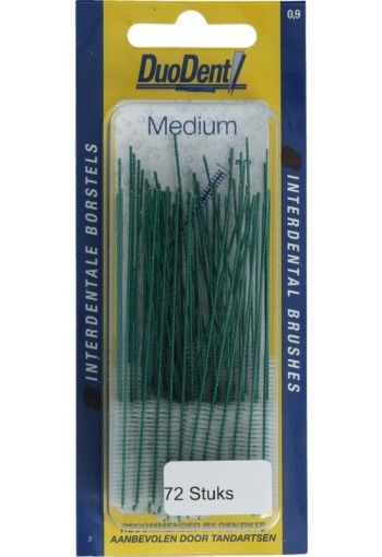 Duodent Interdentaal borstel medium 0.9 (72 Stuks)