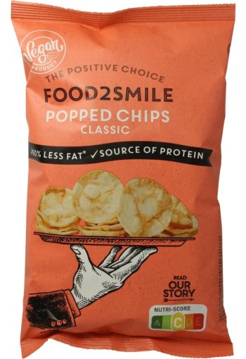 Food2Smile Popped chips classic (90 Gram)