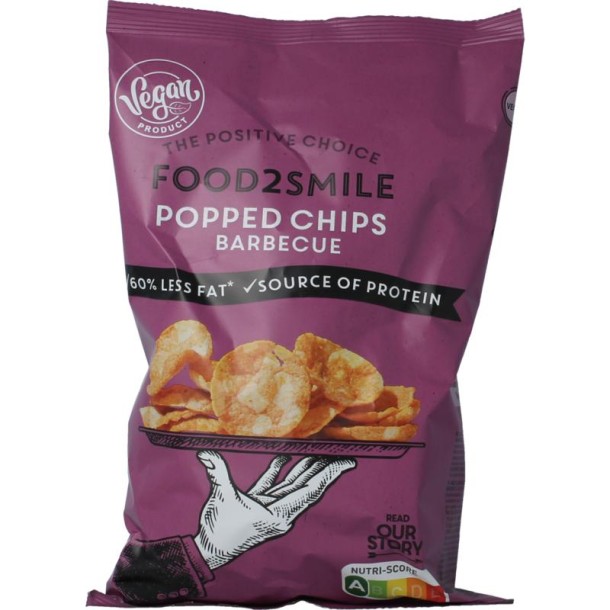Food2Smile Popped chips barbecue (90 Gram)