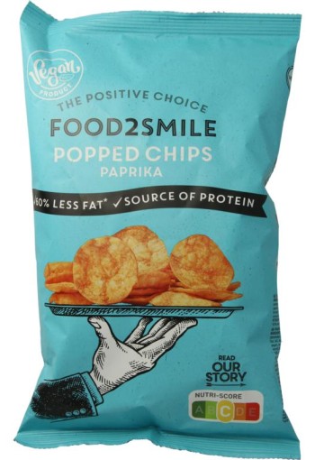 Food2Smile Popped chips paprika (90 Gram)