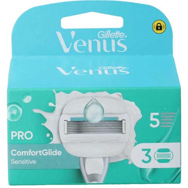 Gillette Comfortglide sensitive mesjes (3 Stuks)